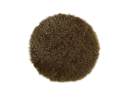 Shorn Curly Seat Pad Circle